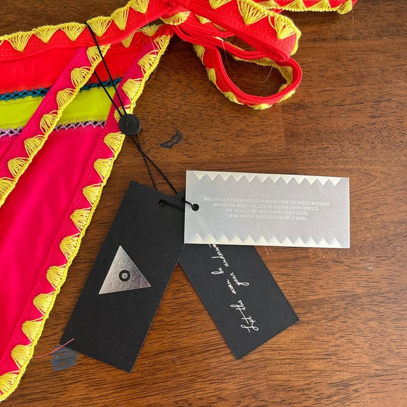 Same Swim Los Angeles Pink Bikini Top and Bottom - new with tags - Picture 5 of 10